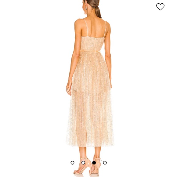 Sau Lee Selena Dress in Gold - Picture 2 of 6